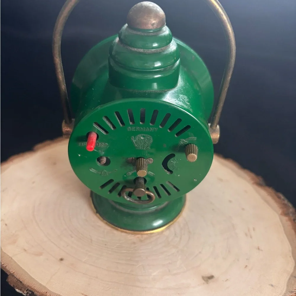 RARE Jerger Green and Gold Vintage Clock Circa 1940’s
